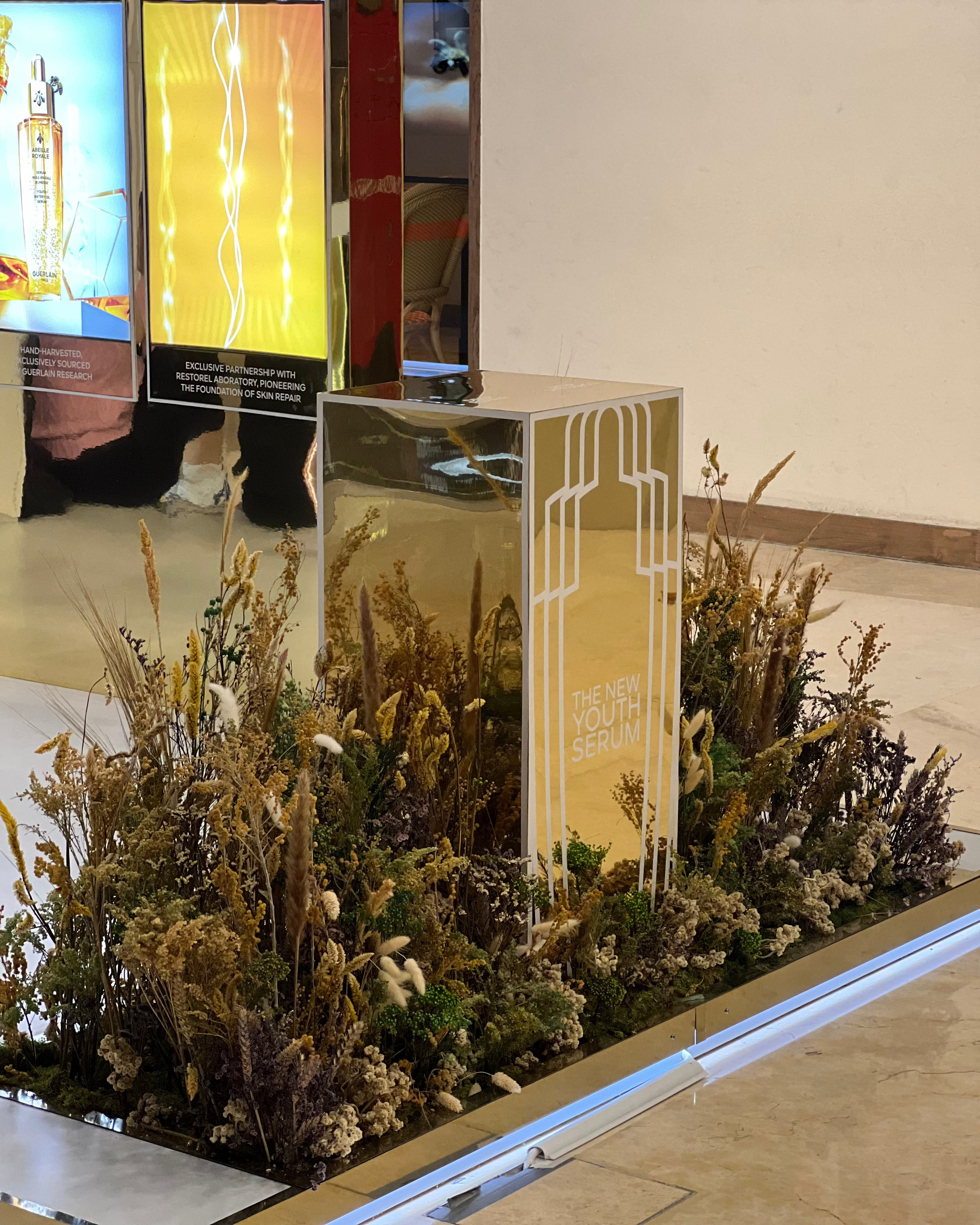 Flower Installation for Brand