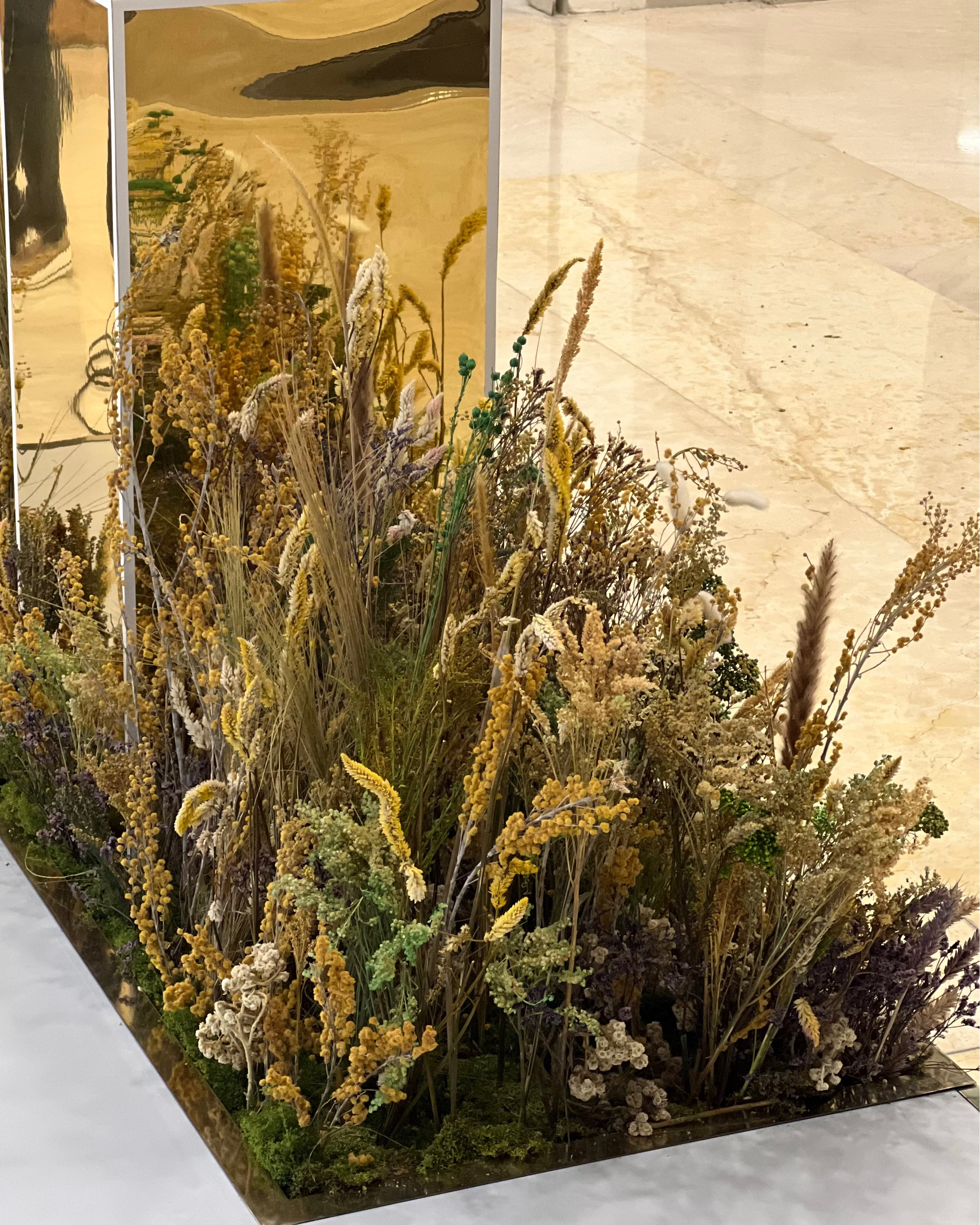 Flower Installation for Brand