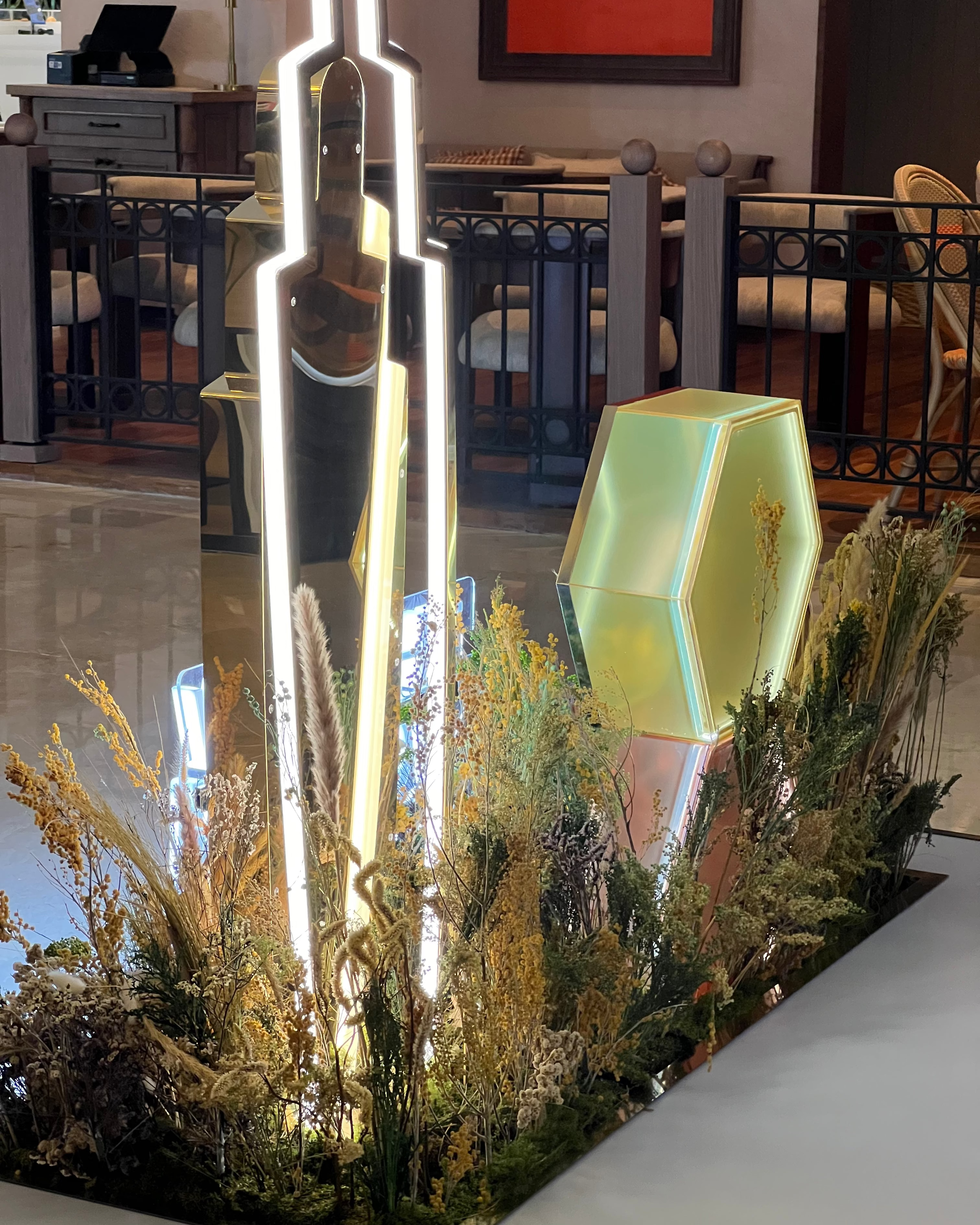 Flower Installation for Brand
